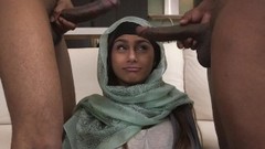 arab and bbc video: MIA KHALIFA - Big Tits Arab Pornstar Cheats On BF with Two Black Studs