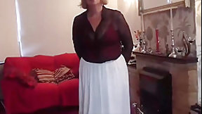 british amateur wife video: Homely housewife Rosemary gets used at home