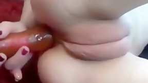swollen pussy video: My anal masturbation with swollen pussy