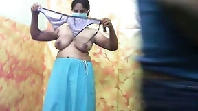 desi hot mom video: Indian slut with big boobs having sex PART-3