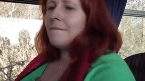 bus video: CzechStreets - Luxurious mom screwed inside a outdoors bus