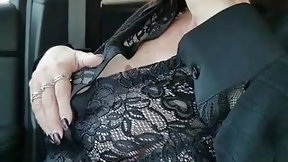 see through video: Flashing on my way to the casino