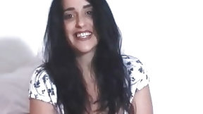 arab brunette video: pretty bruenette fucks an sucks