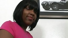 black teen video: Kinky Black Teen With Cum Filled Wet Hole