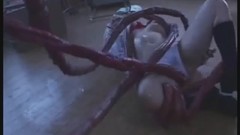 tentacle video: Alien Tentacles Fucking Schoolgirl!