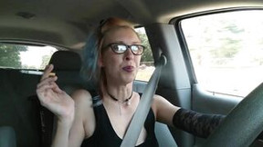 pussy pump video: Having Fun with my new Snatch Pump into the Vehicle and Smoking
