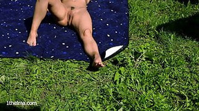 garden video: My neighbors' daughter is tanning naked in the garden