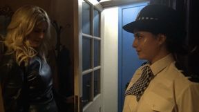 police woman video: Mistress Scarlet v The Fake Policewoman wmv