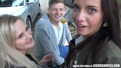 czech in public video: Trio Intercourse on Public