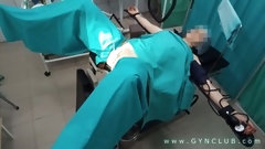funny video: Gynecologist having fun with the patient