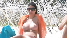 topless video: Nude Topless Beach Sexy Babes Voyeur Video HD