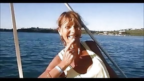 yacht video: Kitty  on my yacht for  masturbate