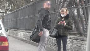 bulge video: Bulge dick flash on street  public flashing
