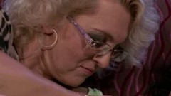 lesbian seduce video: HIS MOMMY - Lusty mom seduces her sons GF