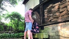 park sex video: Chubby girlfriend fucked in park