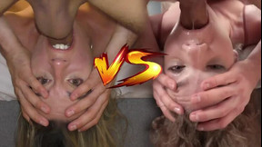 throat fuck video: Eveline Dellai VS Sabrina Spice - Who Is Better? You Decide!