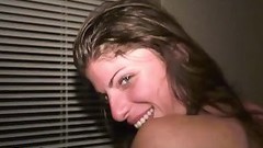 amateur threesome video: Raunchy orgy session with sexy bimbos