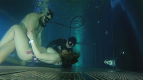 underwater video: Freedivers_308 Underwater Threesome