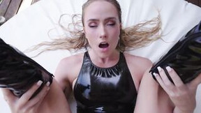 cum in ass video: SecretCrush4K - Hard Fucking Gets Bae Blonde inside Rubber To