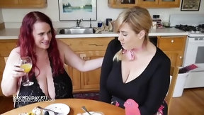 holiday video: BBW Huge tits – Lesbian Anal holiday