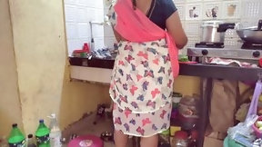 indian mom video: Indian hot StepMom got frustrated with stepdad