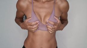 clothespin video: Worship my milf tits n nipples