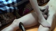 footjob video: Insane femdom Footjob from Asia