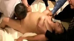 japanese wife video: Insatiable Japanese housewife with big boobs gets pumped fu