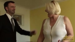 grandma video: PASCALSSUBSLUTS Choked granny Carol gets rough anal sex