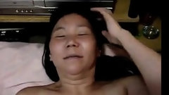 asian granny video: Asian amateur drink piss and cum