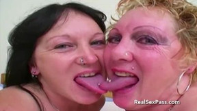 lesbian bbw video: Old Tattooed Fat Skanky Lesbians