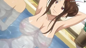 anime video: Beach Girl Showing Off Hot Body, love bikini hentai girls. hot body cute ass, beautiful