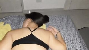 first time latina video: Finally my gf let me banged her butt (FIRST ANAL)
