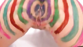 body painting video: EXCELLENT BODYPAINTING !!