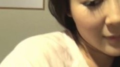 japanese masturbation solo video: Asian teen rubbing pussy