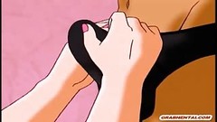 comic video: Mom anime sucking dick and wet pussy poking