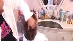 hairdresser video: my chubby mom fucked by her hairdresser