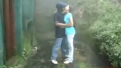 desi amateur video: British Indian couple fuck in rain storm at hill station