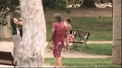 park sex video: Violeta wants to find a rookie to fuck at the public park