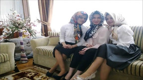 asian and arab video: Turkish-persia-asian kitchenware hijapp combination photo 20