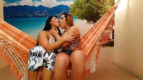 lesbian bbw video: Voluptuous lesbians are making out while no one is watching them and enjoying it a lot