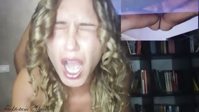 screaming video: REAL LOVERS AMATEUR. NO MERCY for her TIGHT VAGINA! HARD