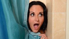 bathroom video: Good-looking babes Ava Addams and Bill Bailey are enjoying hard fuck
