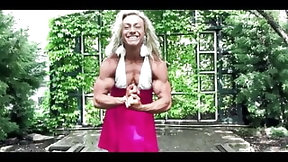 muscled video: muscle fbb sexy muscle RM comp flexing posing muscular
