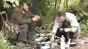 homeless video: Russian homeless