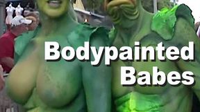 body painting video: Fantasy Fest Bodypainted Babes GMDG2514