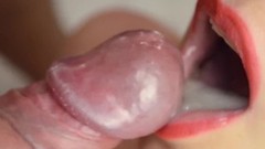 swallow compilation video: Oral creampie, cum in mouth and closeup blowjob - hot amateur compilation