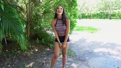 tricked video: Gorgeous young Latina tricked into hardcore car banging