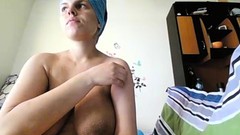 nipple play video: Milf with big nipples plays her breast milf webcam porn