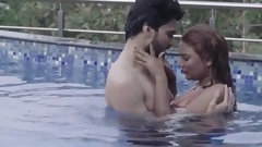 swimming video: Wife Shilpa fucking hubby & his friend in swimming pool
